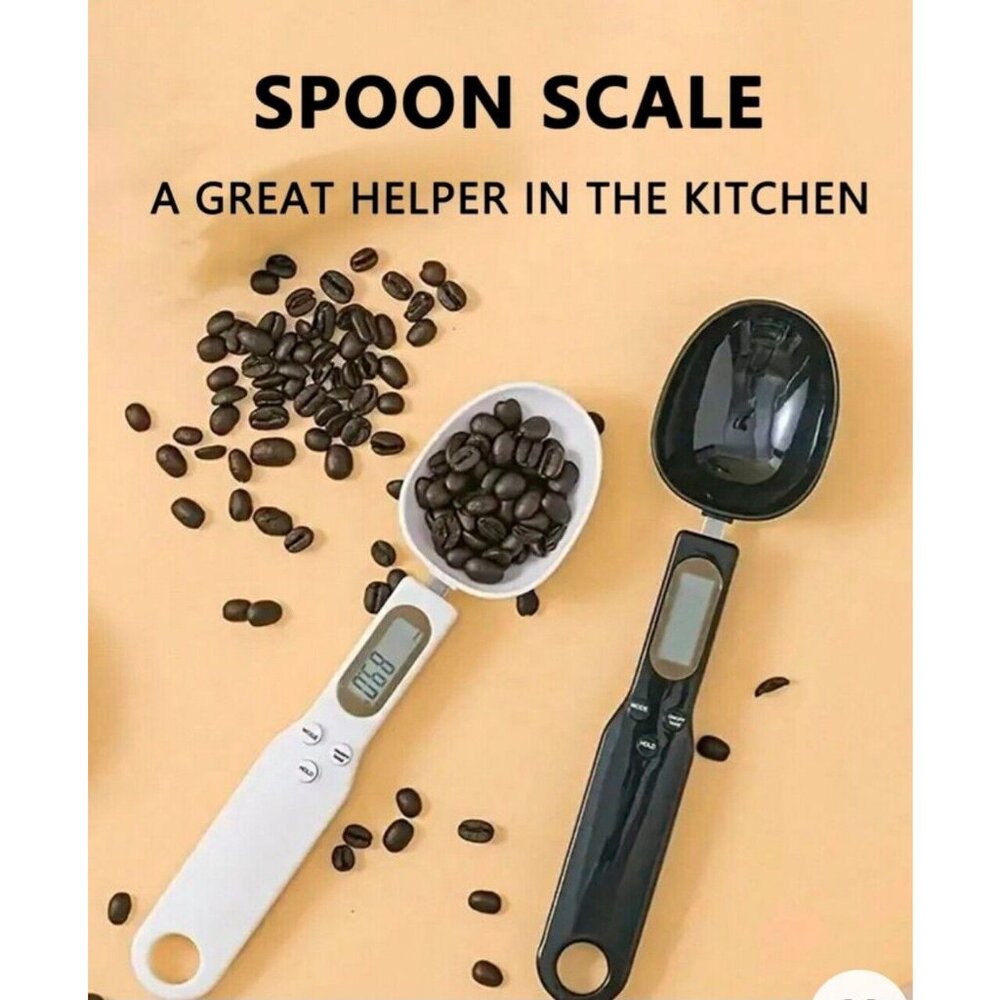 Digital Spoon Scale Food Kitchen Cooking Grain Powder Weight Measuring 500g-0.1g